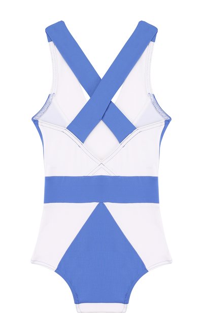 Слитный купальник NATAYAKIM голубого цвета по цене 13000 руб., арт. NY-001/2K, фото 2 Слитный купальник NATAYAKIM, арт. NY-001/2K, фото 2