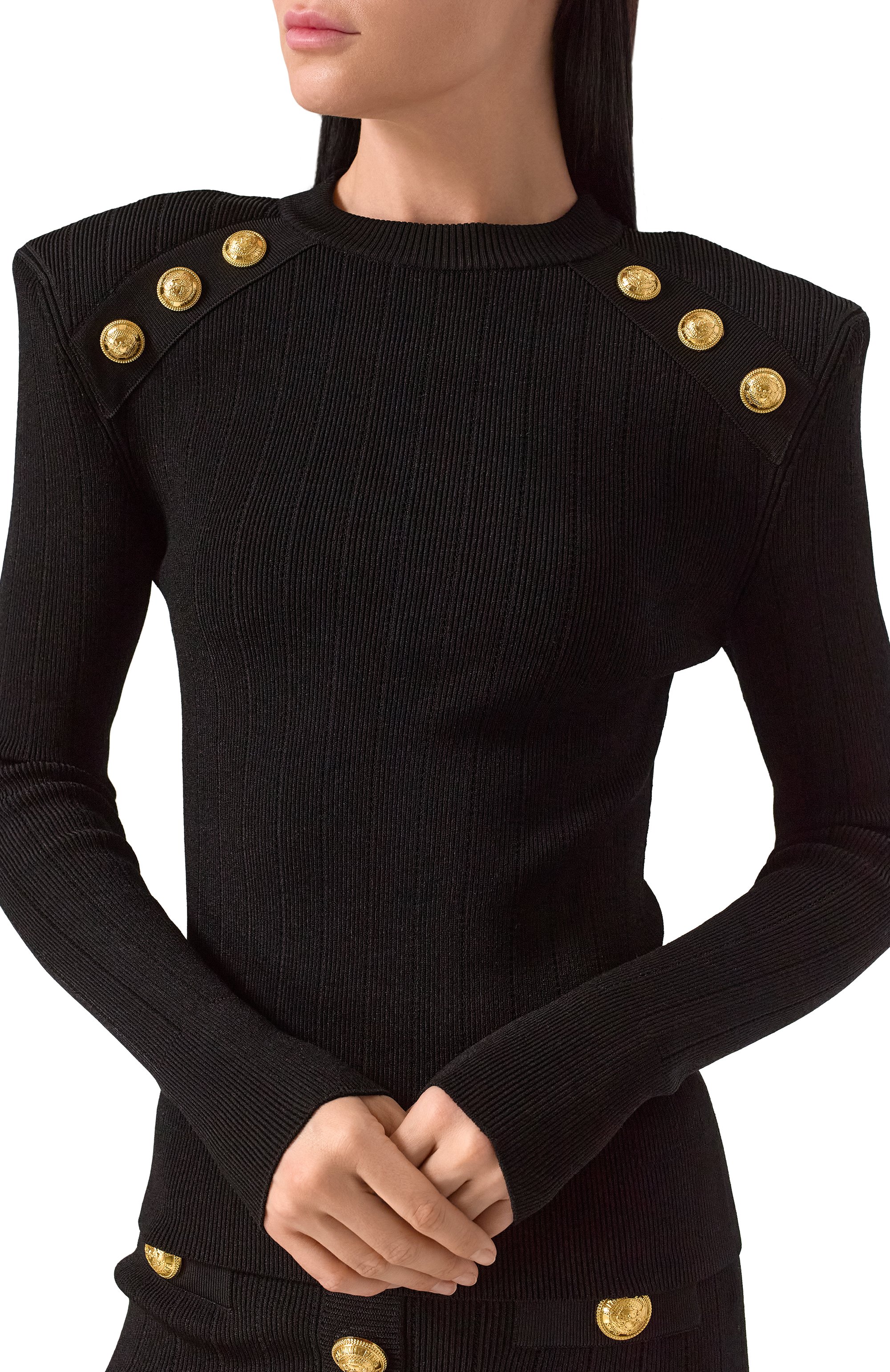 Пуловер из вискозы BALMAIN, арт. EF1KD001/KB07, фото 5