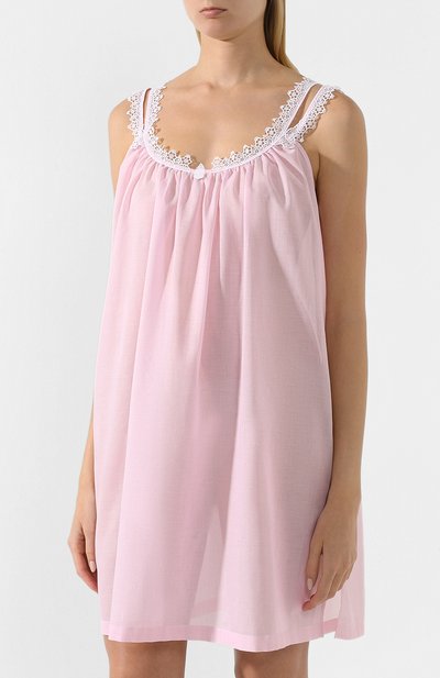 Хлопковая сорочка CELESTINE розового цвета по цене 26050 руб., арт. 30002547/FRANCESCA BD, фото 3 Хлопковая сорочка CELESTINE, арт. 30002547/FRANCESCA BD, фото 3