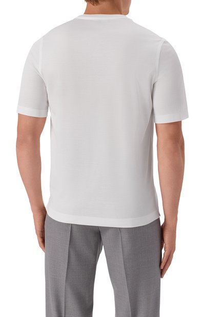 Хлопковая футболка ZILLI, арт. TSR02AM0100VLE000, фото 4