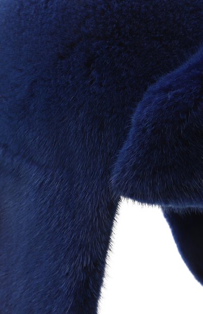 Норковая шапка-ушанка френки FURLAND, арт. 0217500110278600054, фото 3