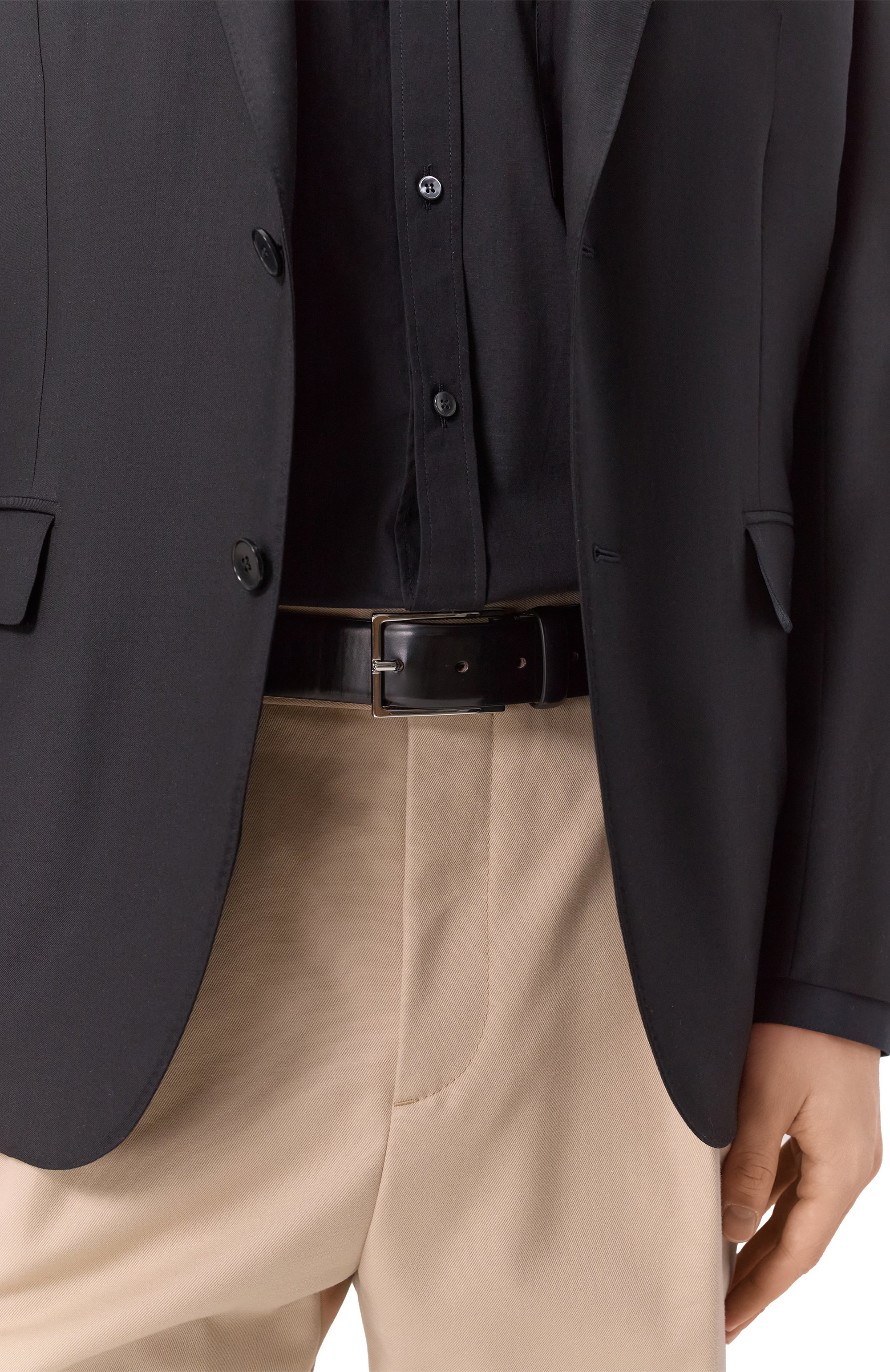 Кожаный ремень DOUCAL'S, арт. DC0002SIGMUF0079, фото 2