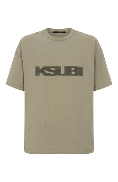 Мужска�я хлопковая футболка KSUBI, арт. MPF25TE009