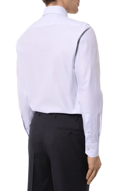 Хлопковая сорочка ZEGNA, арт. 701035A7/9MS0BA, фото 4