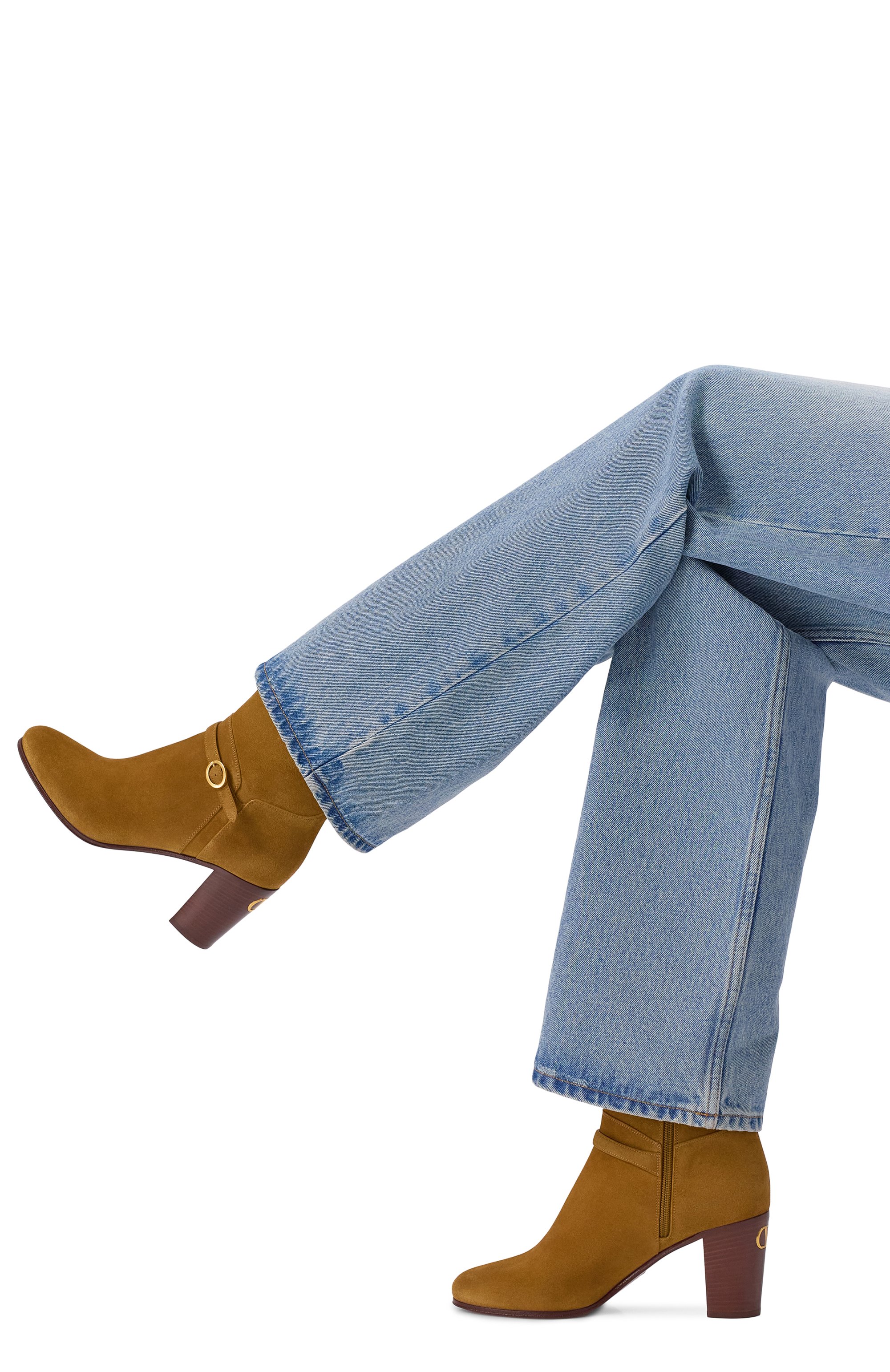 Замшевые ботильоны pattie 75 VALENTINO, арт. 7W2S0MT7/DHU, фото 2