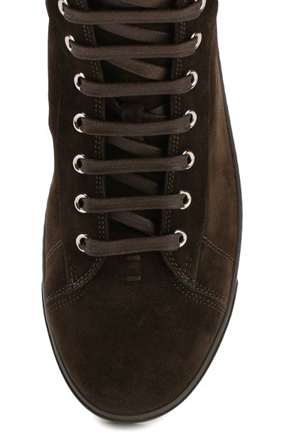 Высокие замшевые кеды GIANVITO ROSSI, арт. S28240.M1DK0.SUEDK0L, фото 5