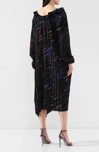 Шелковое платье BALENCIAGA, арт. 556565/TDL55, фото 4