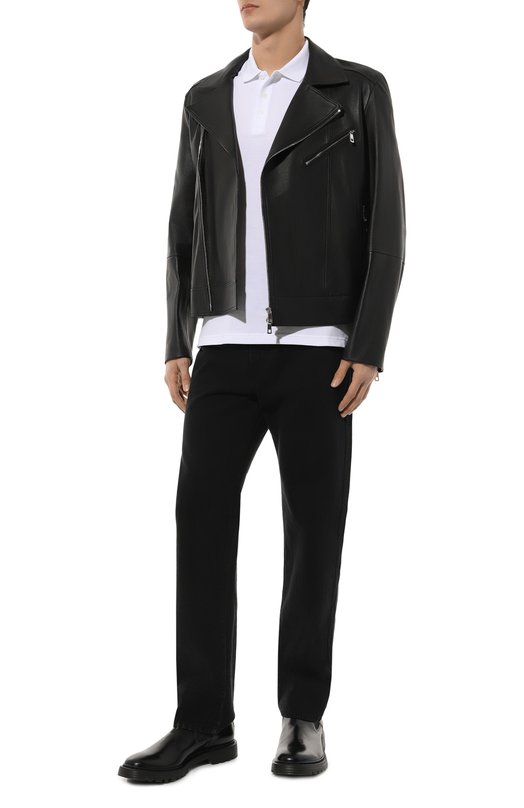 Хлопковое поло Moschino Белый, фото 2