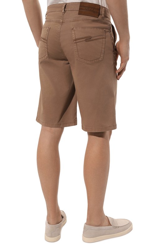 Хлопковые шорты Zilli M0Z-D0143-C0TP1/R001 Коричневый  M0Z-D0143-C0TP1/R001 Фото 4