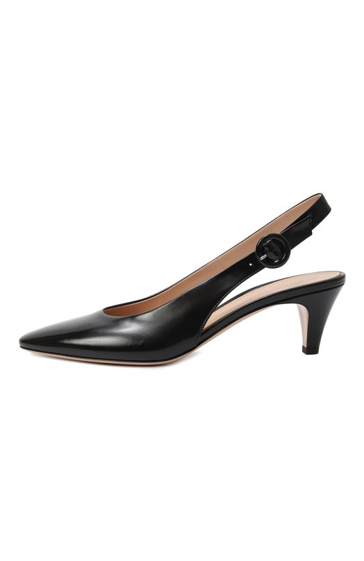 Кожаные туфли Plexi 55 Gianvito Rossi G95525.55RIC.NUINER0 Чёрный  G95525.55RIC.NUINER0 Фото 4