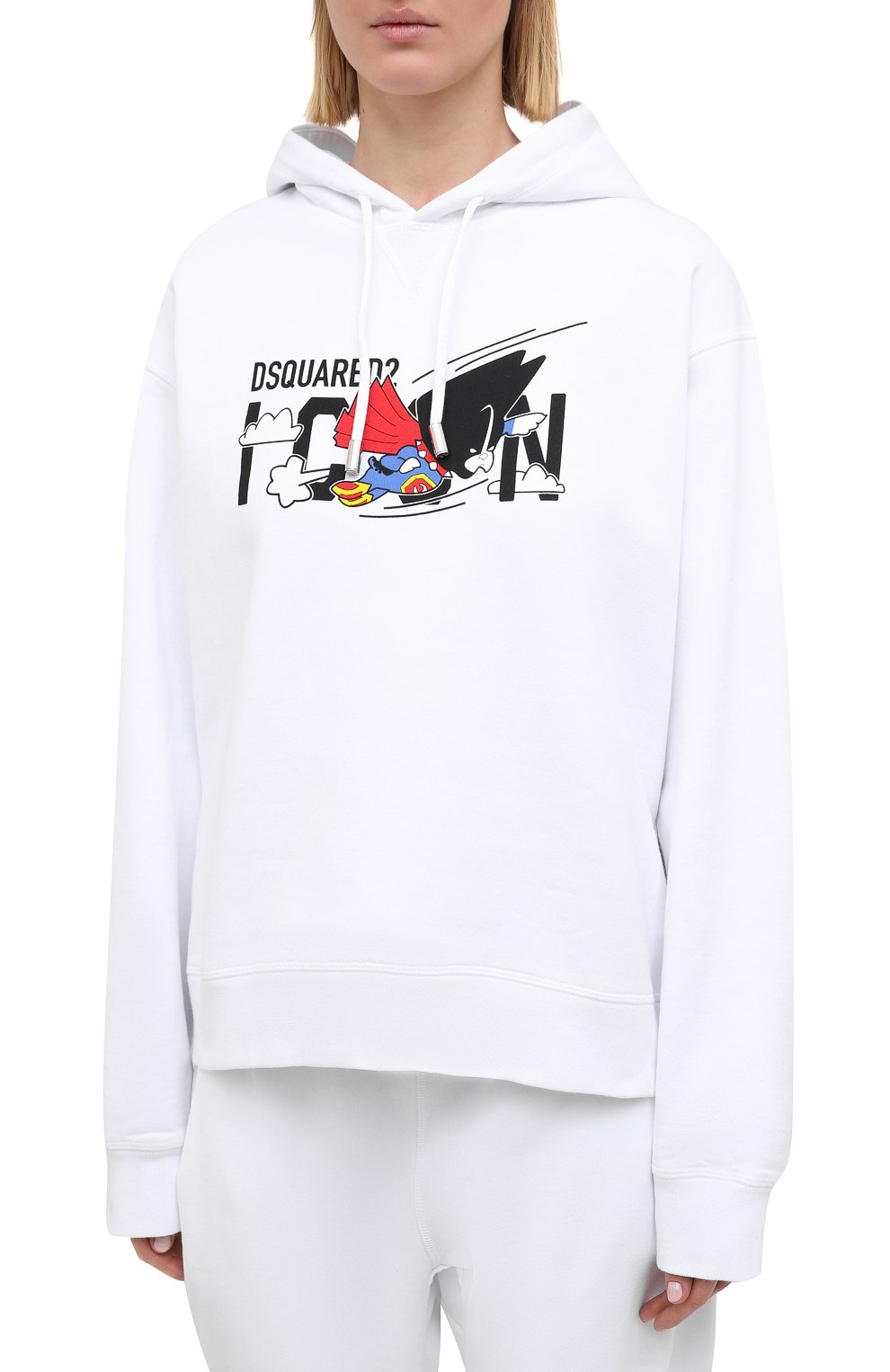 Хлопковое худи DSQUARED2, арт. S80GU0030/S25042, фото 3