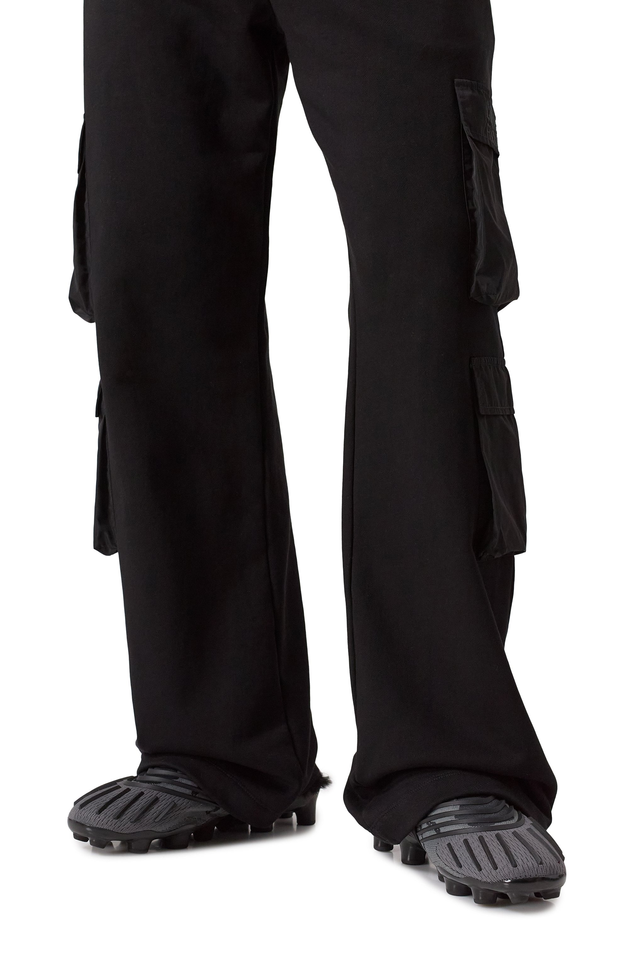 Текстильные сабо half time BALMAIN, арт. FM1VJ397/TKRT, фото 3