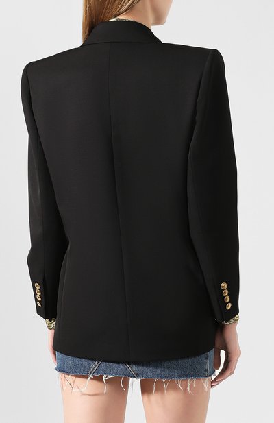 Шерстяной жакет SAINT LAURENT, арт. 614347/Y512W, фото 4
