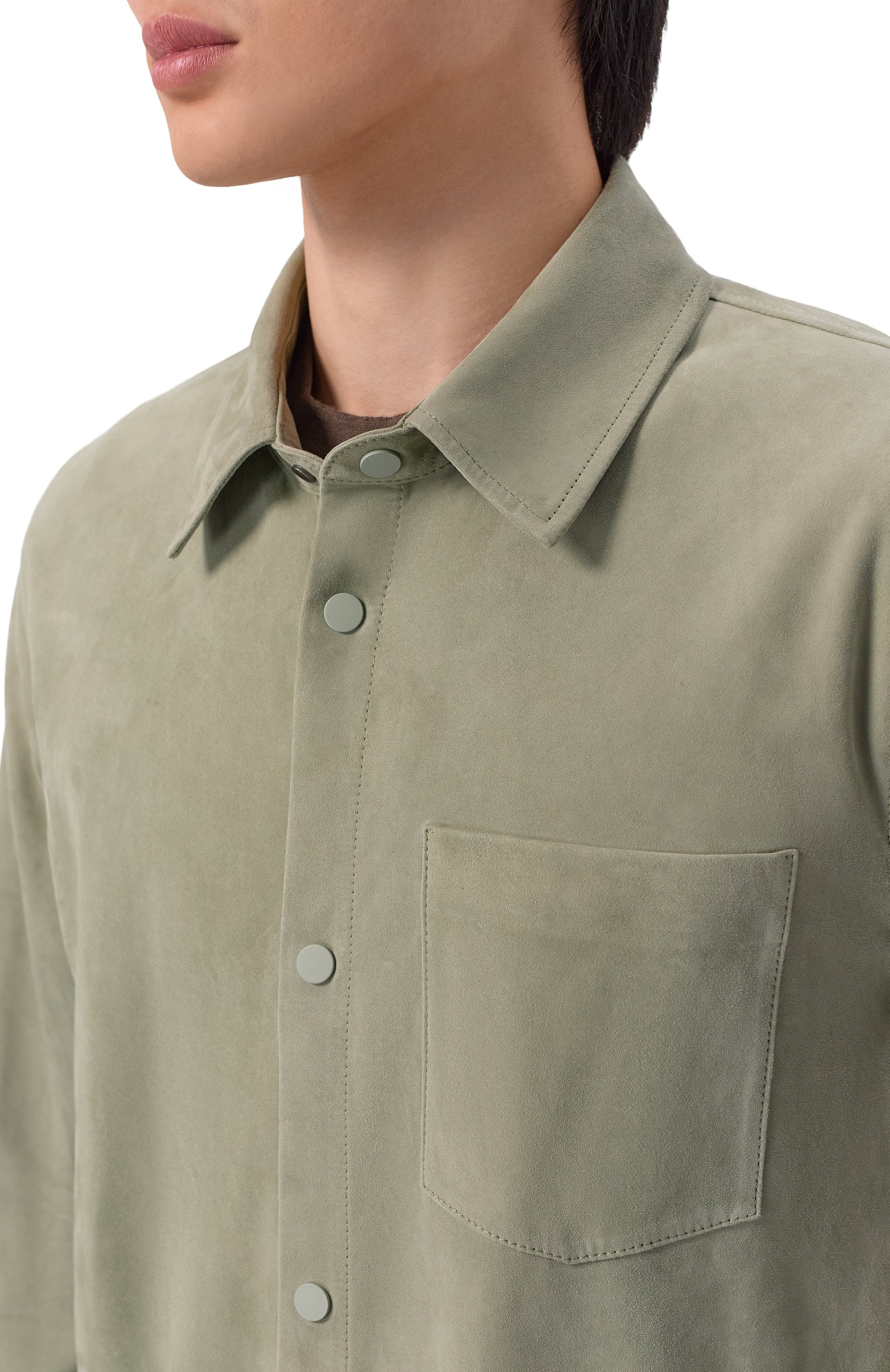 Замшевая рубашка MVST, арт. M26.2PM.L004/L010 SUEDE, фото 5