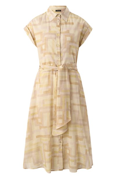 Женское платье из хлопка и шелка KITON, арт. D59313K0927E02