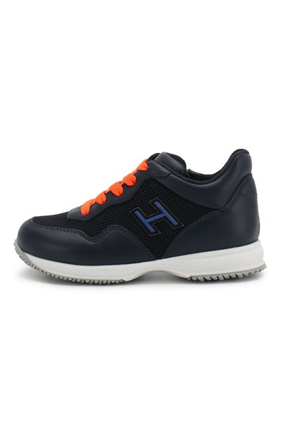 Кожаные кроссовки HOGAN синего цвета по цене 15050 руб., арт. HXT0920V311KIR, фото 2 Кожаные кроссовки HOGAN, арт. HXT0920V311KIR, фото 2