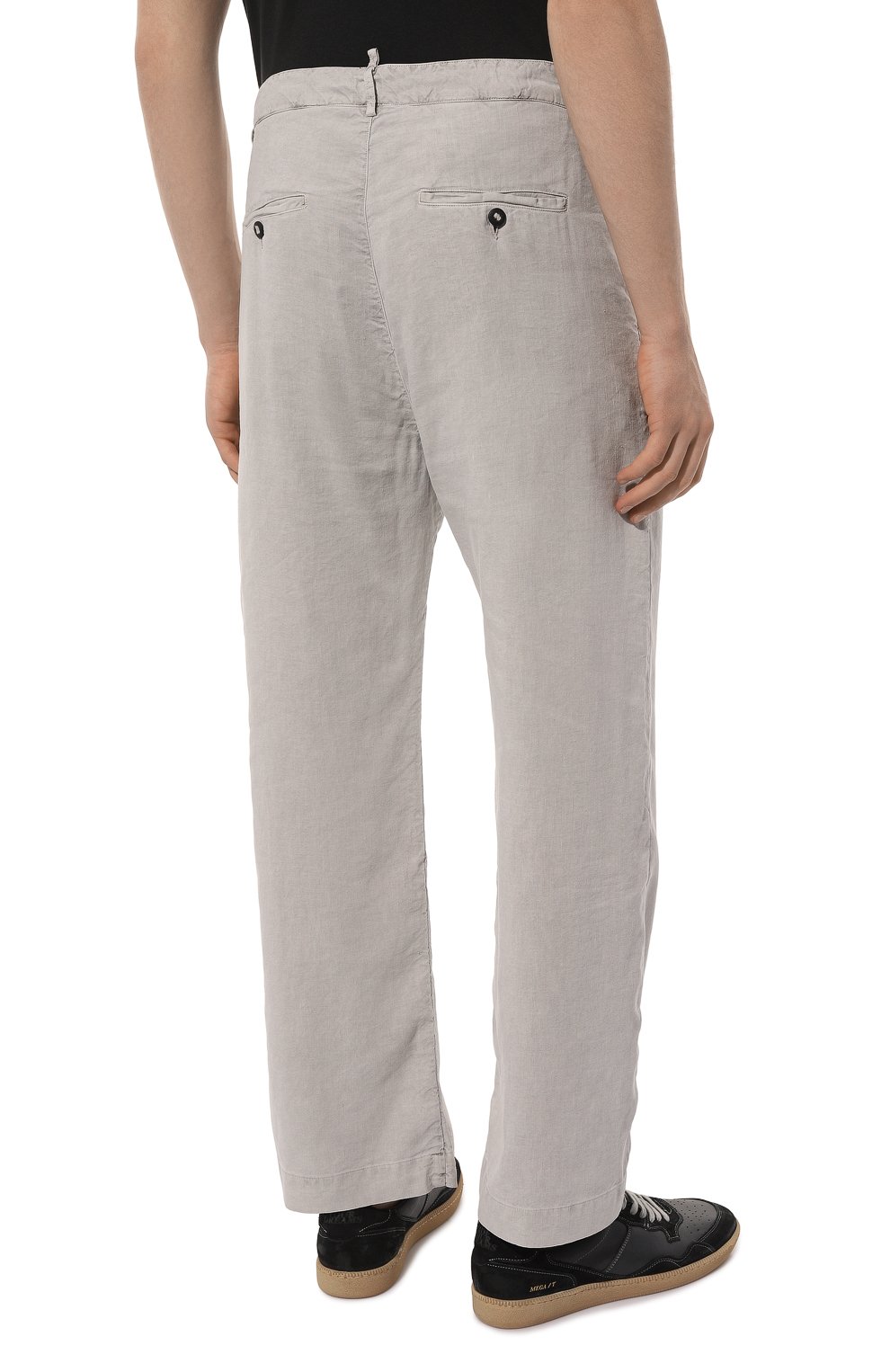 Брюки изо льна и шелка HANNES ROETHER, арт. 110447/BA21LAT0N.600, фото 4