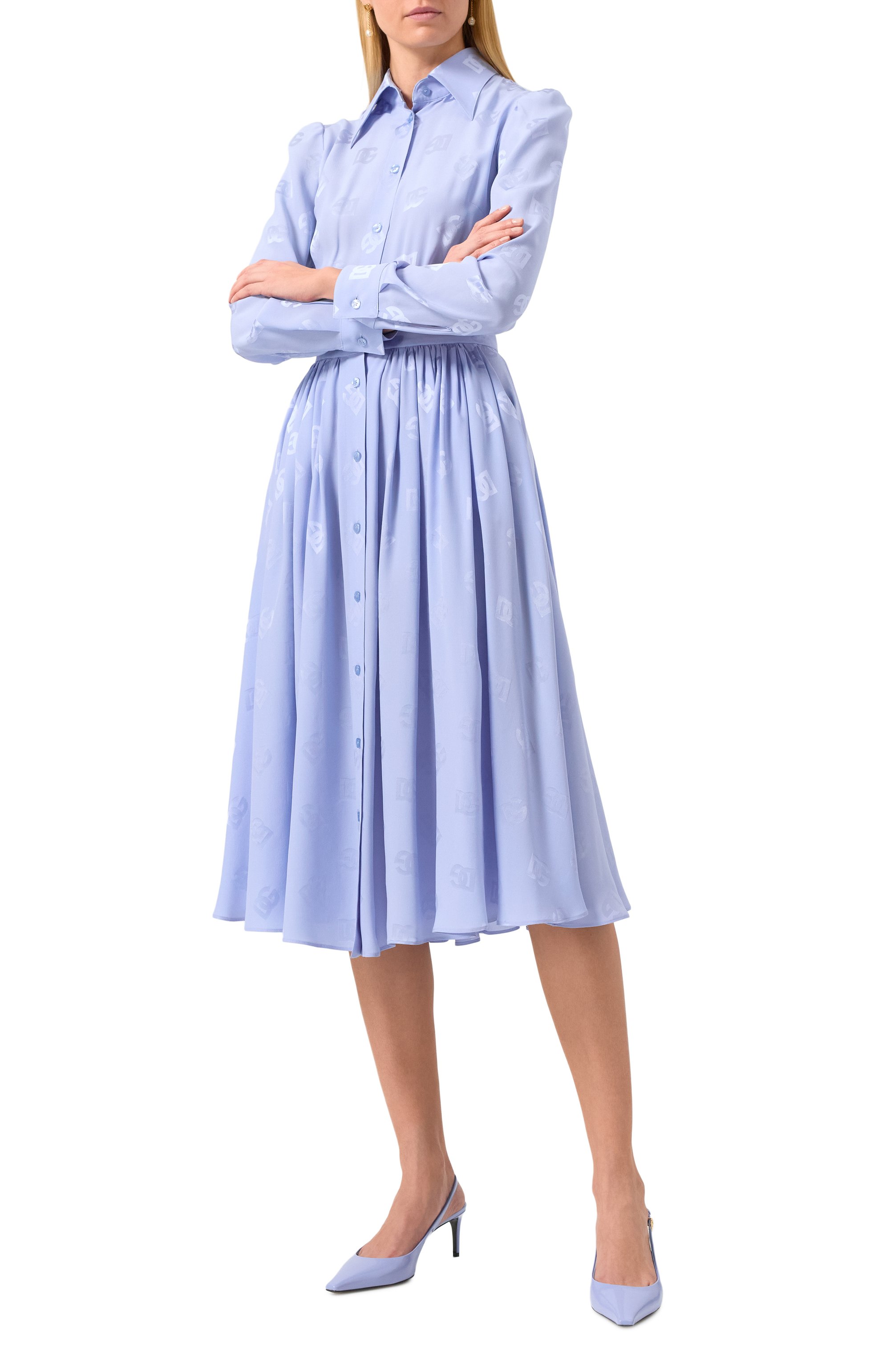 Шелковое платье DOLCE & GABBANA, арт. F6ARQT/FJ1J0, фото 3