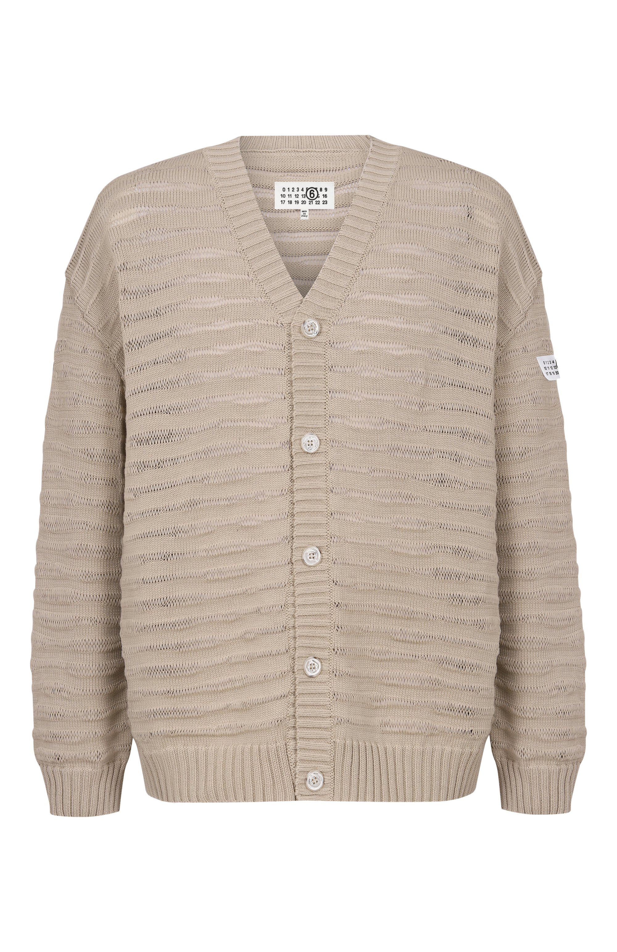 Хлопковый кардиган MM6, арт. SH0HP0011/M13208, фото 1