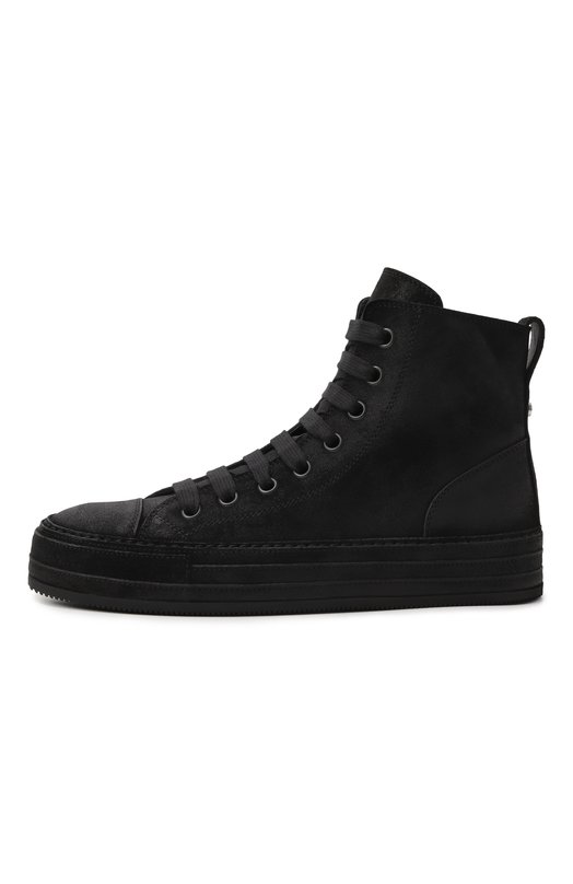 Замшевые кеды Orvo Ann Demeulemeester B0012570/LT147 Чёрный  B0012570/LT147 Фото 4