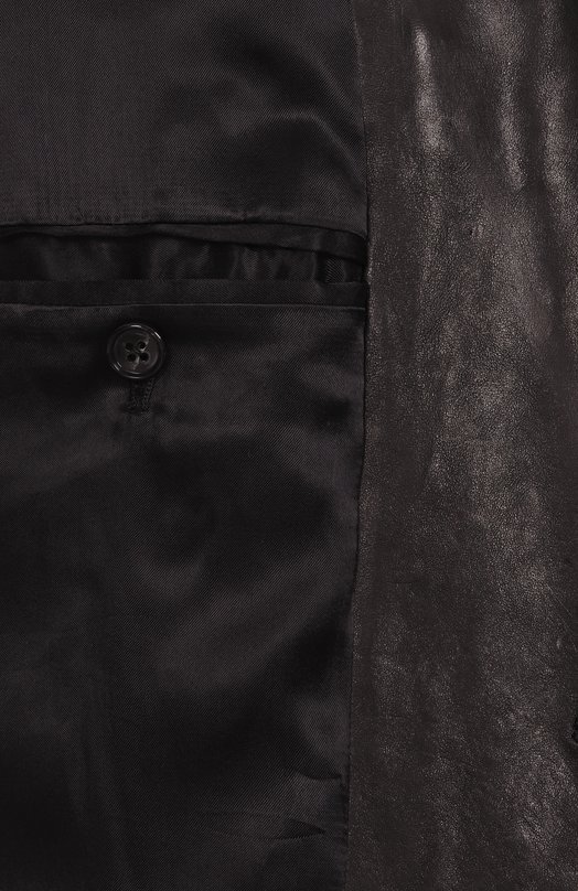 Кожаный пиджак Ann Demeulemeester B0012738/LT137 Чёрный  B0012738/LT137 Фото 8