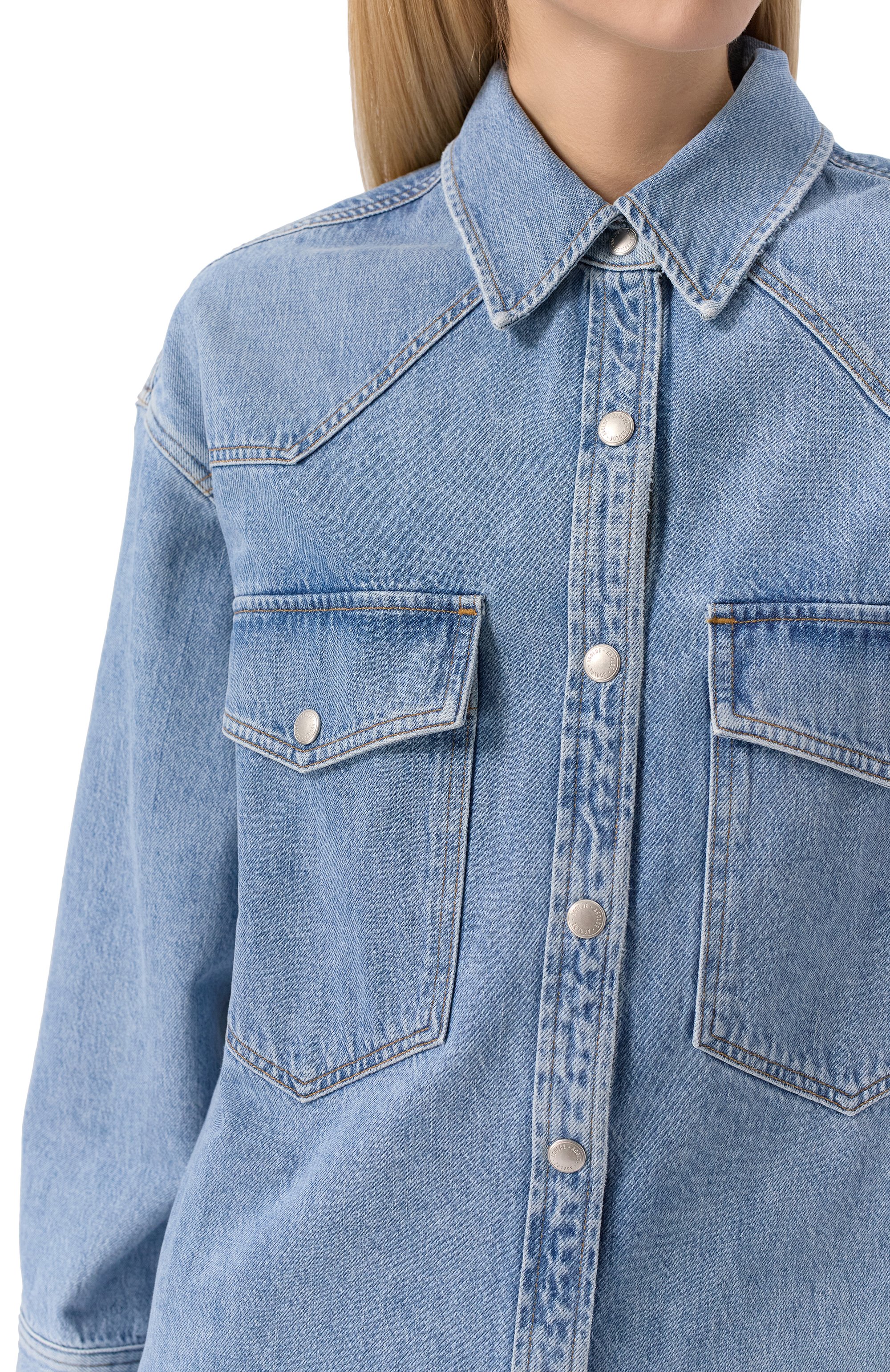 Джинсовая рубашка AGOLDE, арт. A73573018, фото 5