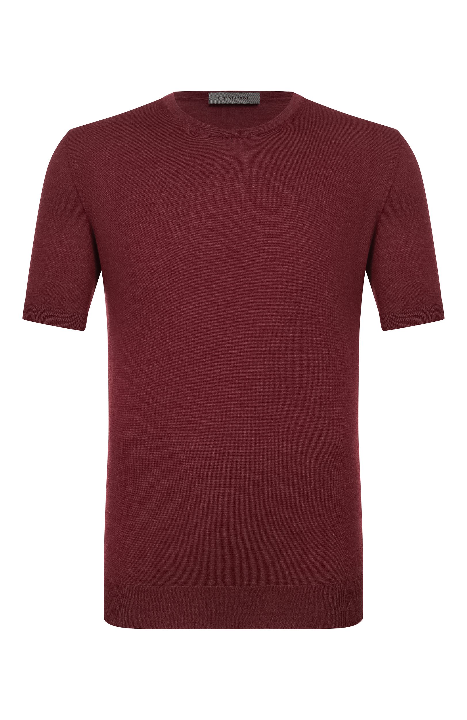 Шерстяной джемпер CORNELIANI бордового цвета по цене 63650 руб., арт. 28M525/2A25126, фото 1 Шерстяной джемпер CORNELIANI, арт. 28M525/2A25126, фото 1