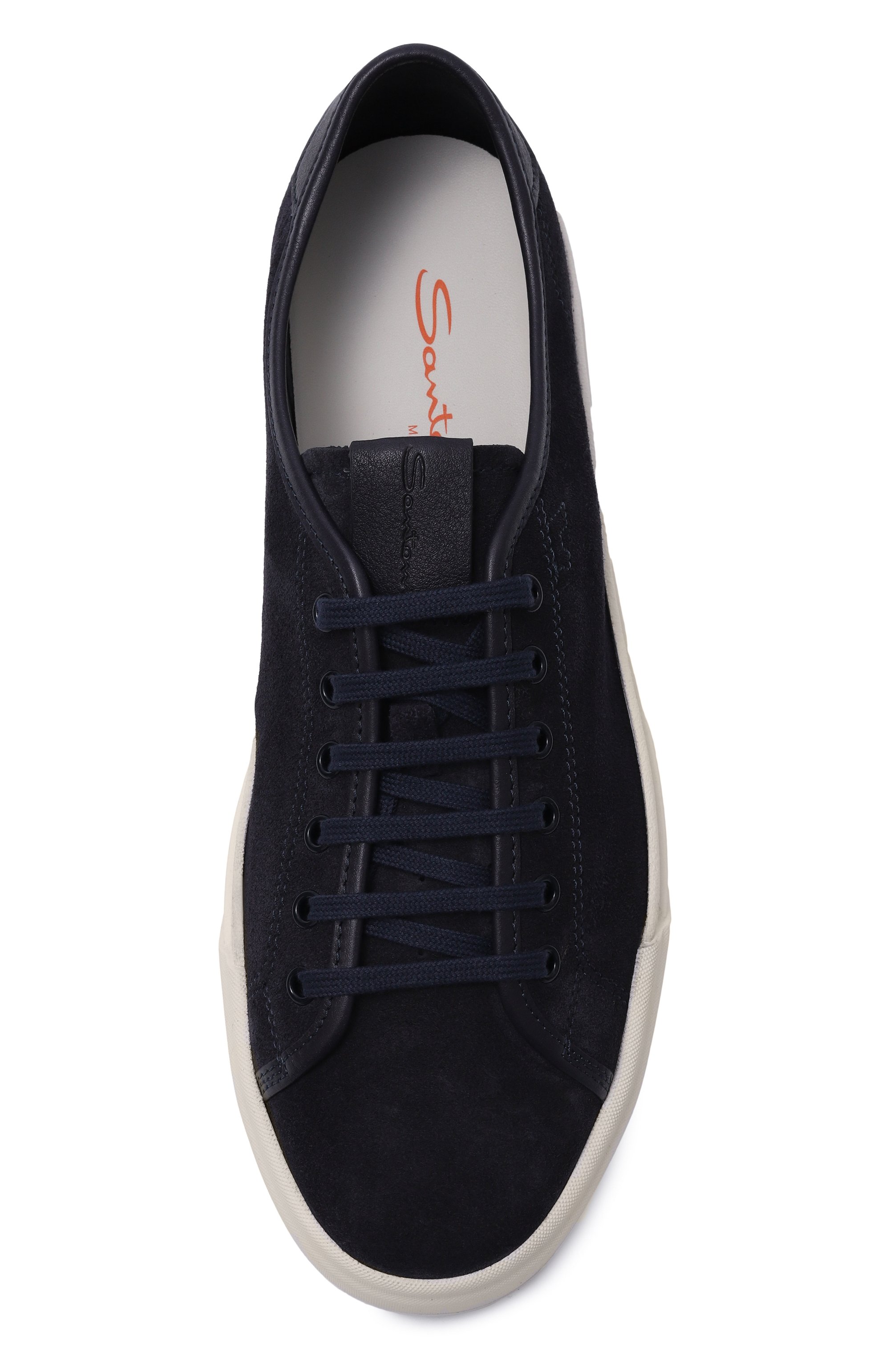 Замшевые кеды voilee SANTONI, арт. MBGG22086PNNTEGC, фото 6