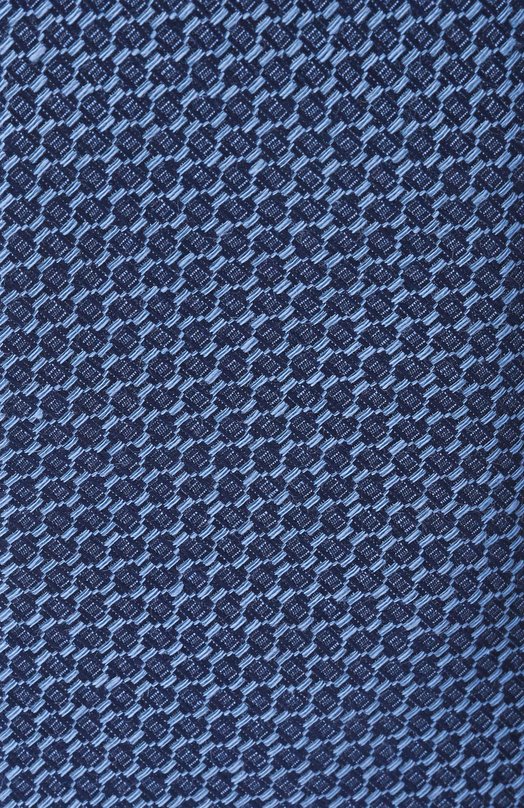 Галстук из шелка и льна Canali 18/HJ04547 Синий  18/HJ04547 Фото 4