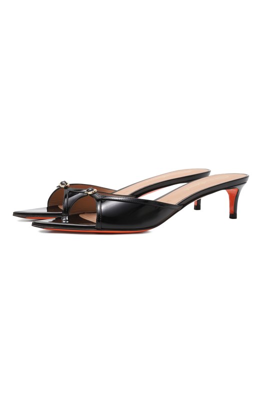 фото Лакированные мюли santoni