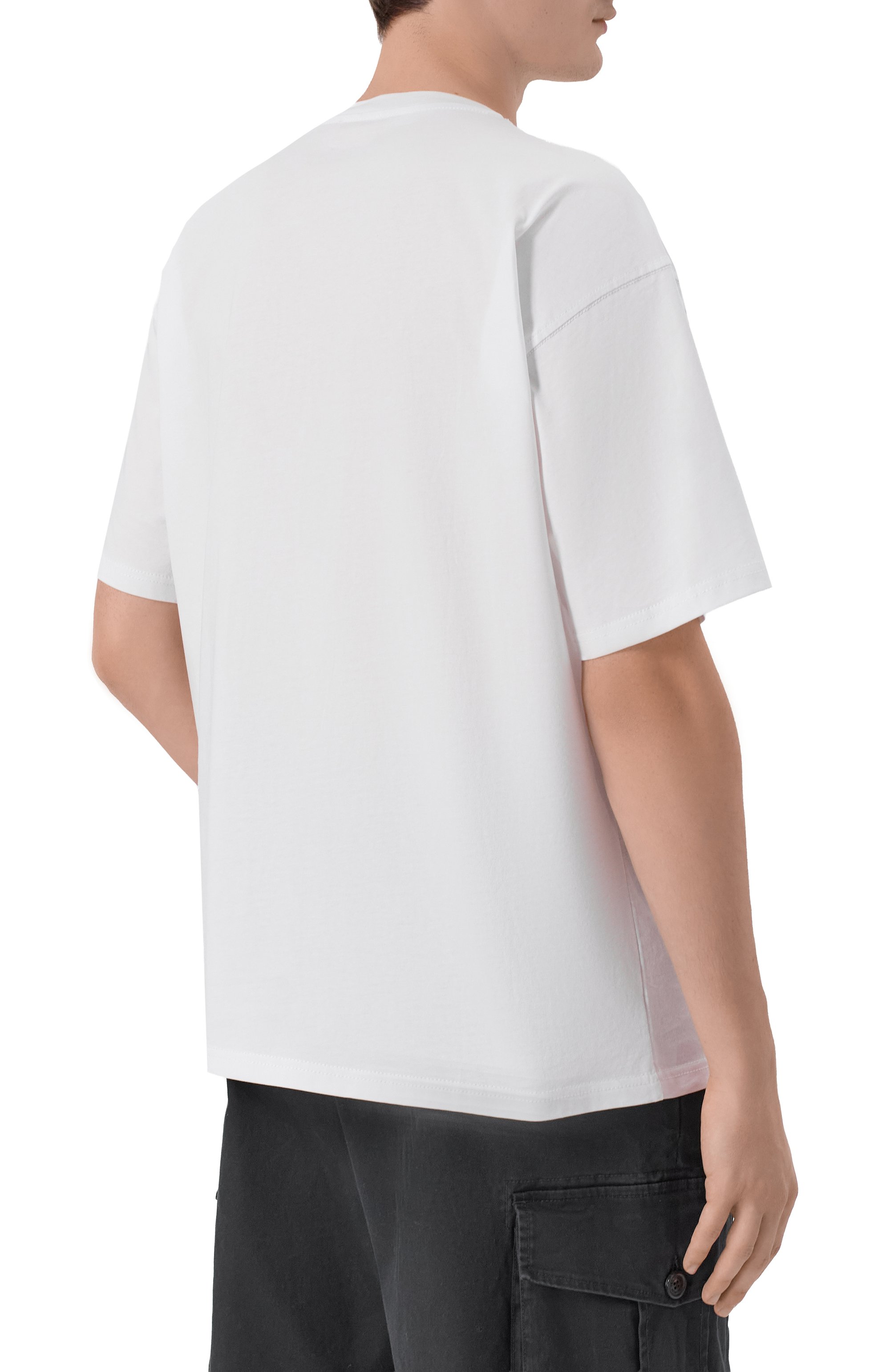 Хлопковая футболка DIESEL, арт. A14943/0GRAI, фото 4