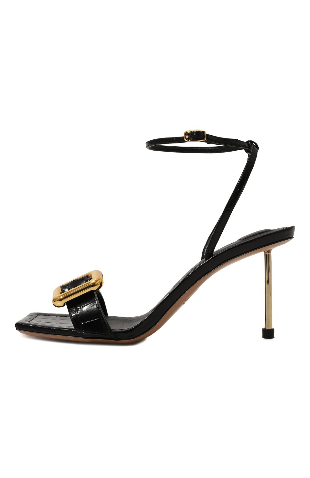 Кожаные босоножки regalo JACQUEMUS черного цвета по цене 79150 руб., арт. 24E241F0078, фото 4 Кожаные босоножки regalo JACQUEMUS, арт. 24E241F0078, фото 4