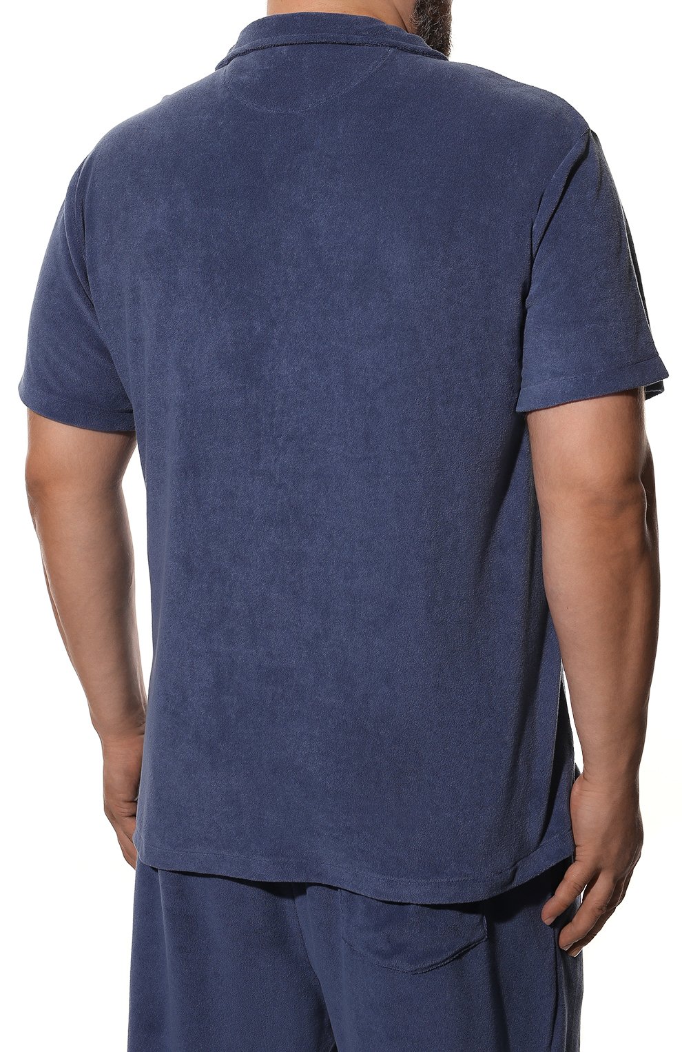 Хлопковое поло POLO RALPH LAUREN синего цвета по цене 16250 руб., арт. 711835786/PRL BS, фото 4 Хлопковое поло POLO RALPH LAUREN, арт. 711835786/PRL BS, фото 4