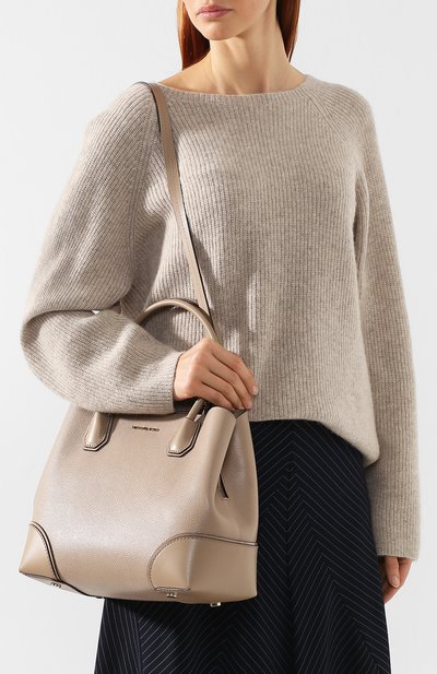 Сумка mercer gallery medium MICHAEL MICHAEL KORS бежевого цвета по цене 44200 руб., арт. 30F8TZ5T6T, фото 5 Сумка mercer gallery medium MICHAEL MICHAEL KORS, арт. 30F8TZ5T6T, фото 5