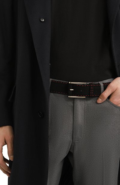 Замшевый ремень KITON, арт. USC7140N00689, фото 2