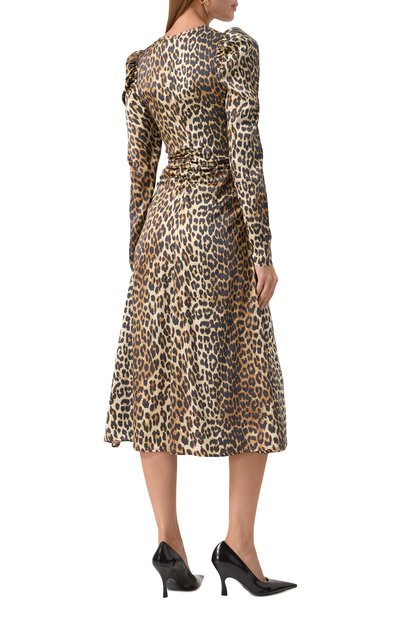 Платье из вискозы GANNI, арт. W0330/6757, фото 4