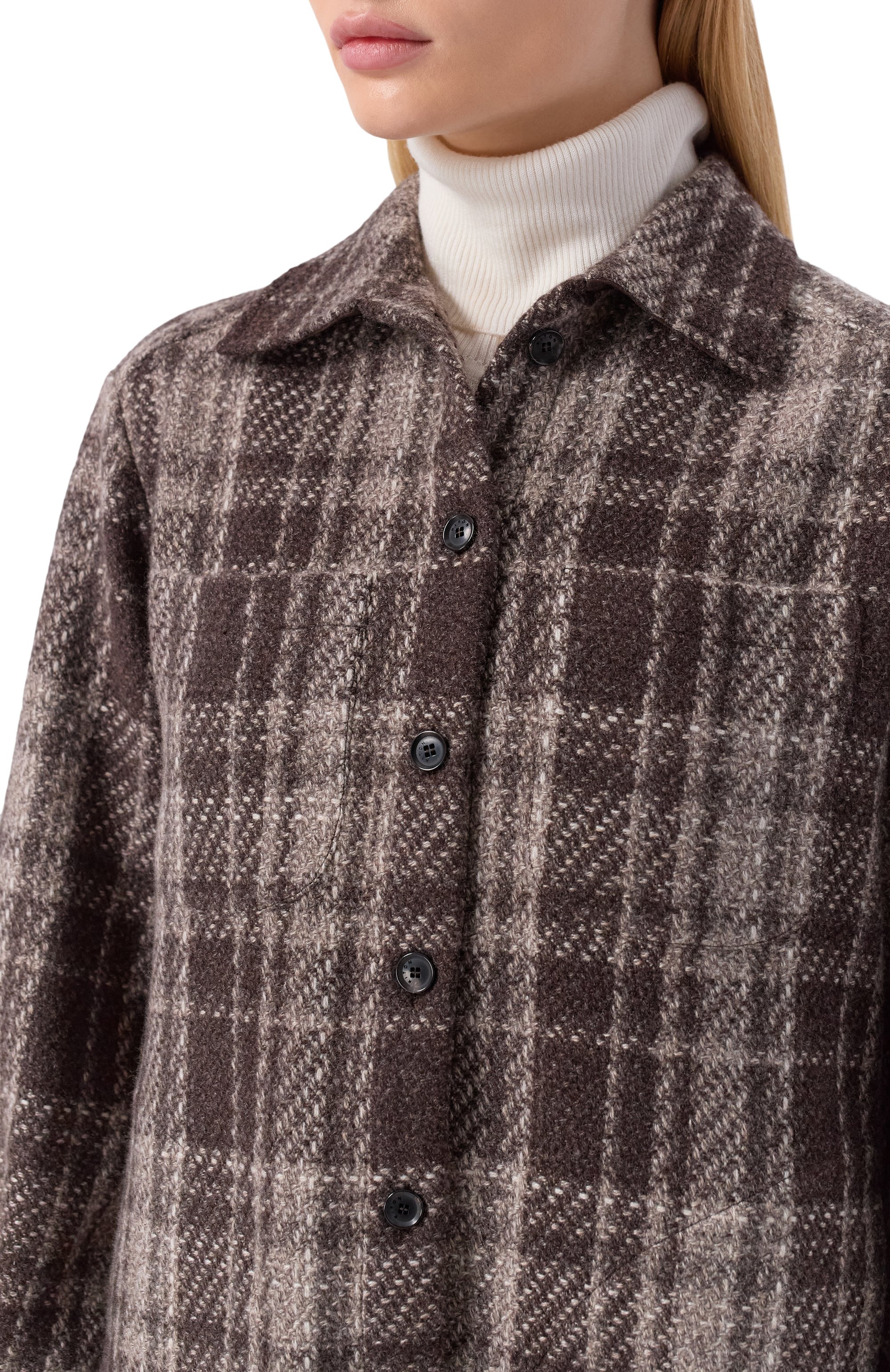 Кашемировая куртка-рубашка KITON, арт. D60419K0528E02, фото 5