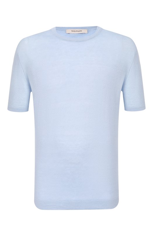 Джемпер изо льна и хлопка InLinum S0FIA/SINAI Голубой S0FIA/SINAI