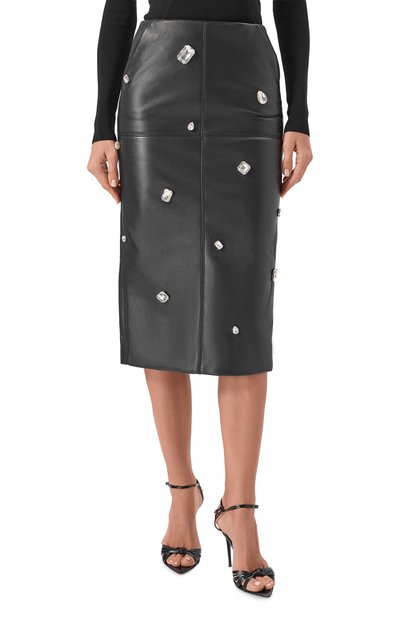 Кожаная юбка DAVID KOMA, арт. PF25DK17S, фото 3