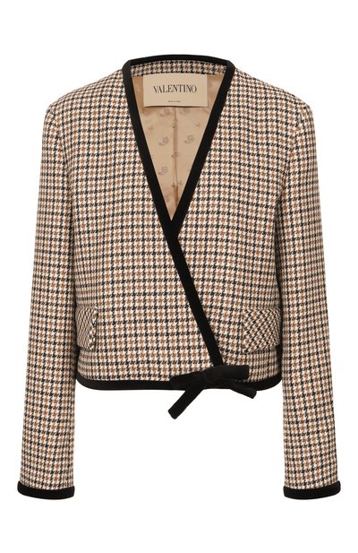 Женский шерстяной жакет VALENTINO, арт. 8B3CE590/9WL