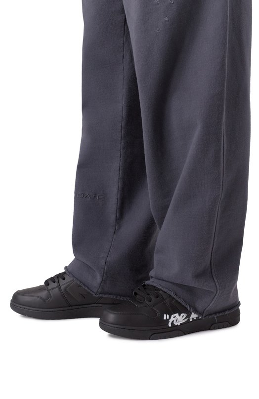 Комбинированные кеды Out of Office Off-White 0MIA189C99LEA01A Чёрный  0MIA189C99LEA01A Фото 3