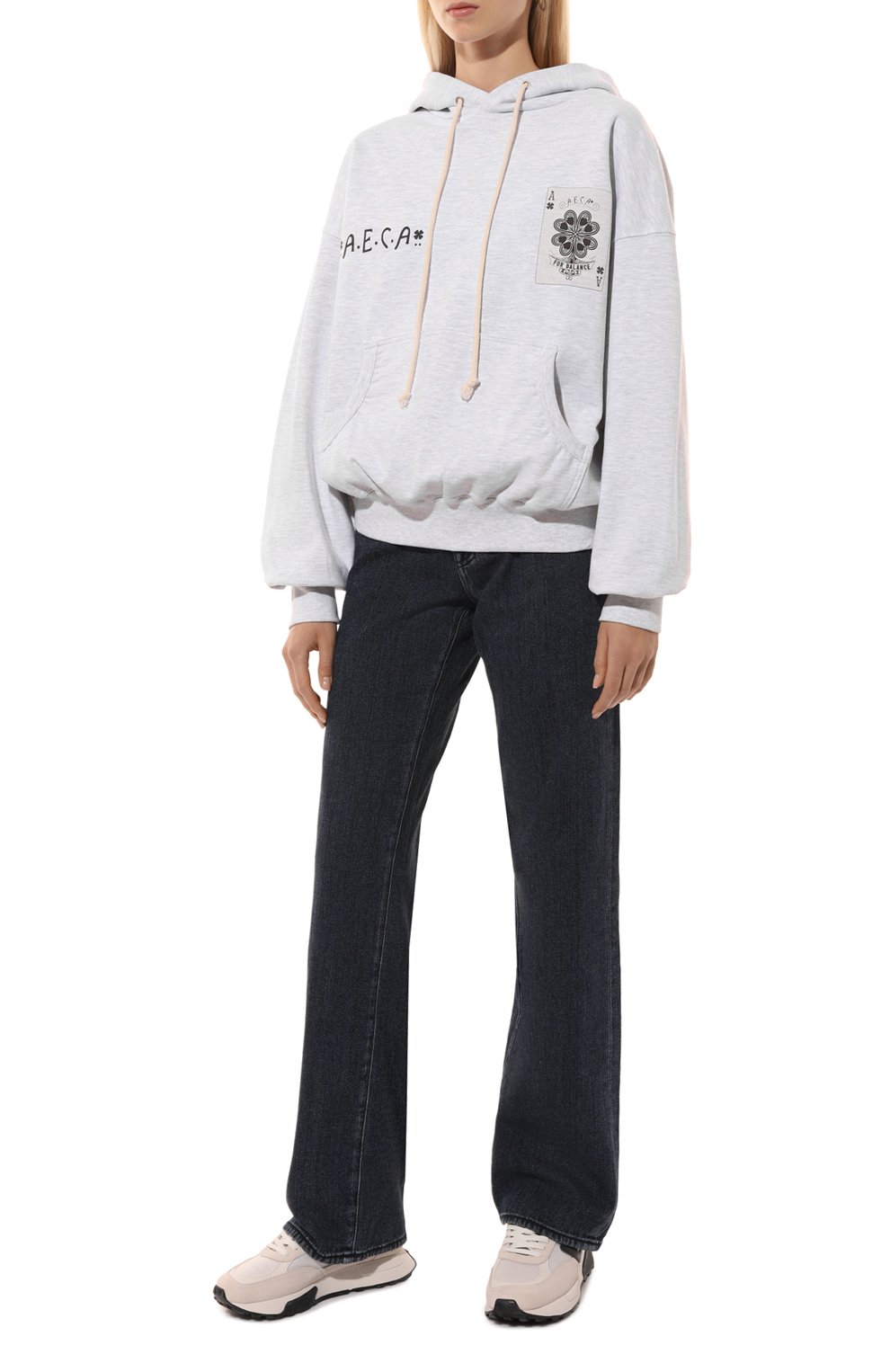 Хлопковое худи AECA WHITE, арт. FWCMFWBDTSPSO001C0, фото 2