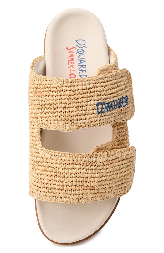 Шлепанцы Summer Lovers Dsquared2 FSM0083 Бежевый  FSM0083 Фото 6
