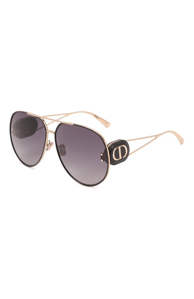 Женские солнцезащитные очки DIOR EYEWEAR черного цвета, арт. DI0RB0BBY A1U B4A1 | Фото 1 (Тип очков: С/з; Нос: Не проставлено; Материал: Металл; Региональные ограничения белый список (Axapta Mercury): Не проставлено; Оптика Гендер: оптика-женское; Очки форма: Авиаторы)