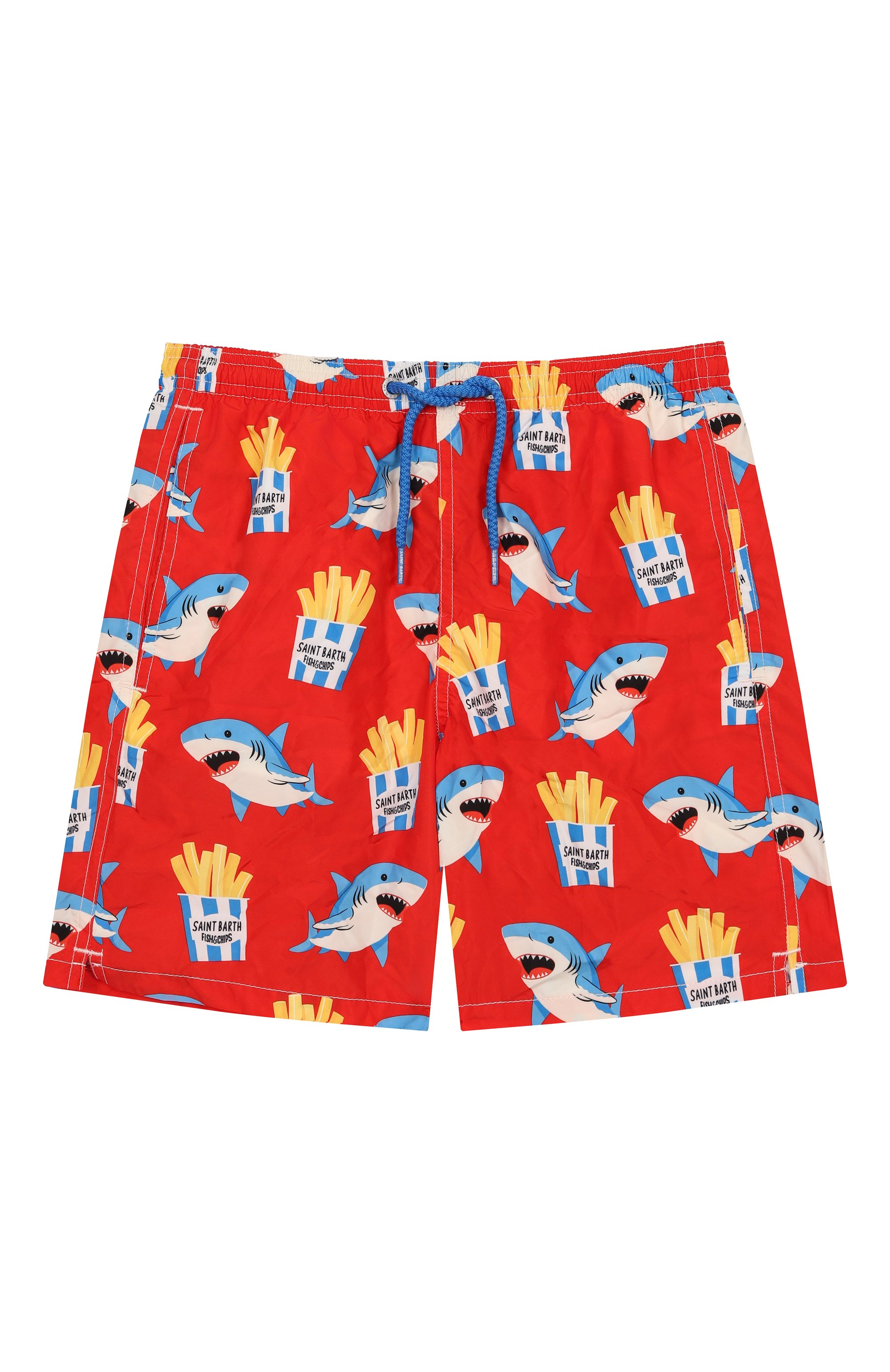 Плавки-шорты MC2 SAINT BARTH красного цвета по цене 9950 руб., арт. JEAN LIGHTING/01135H, фото 1 Плавки-шорты MC2 SAINT BARTH, арт. JEAN LIGHTING/01135H, фото 1