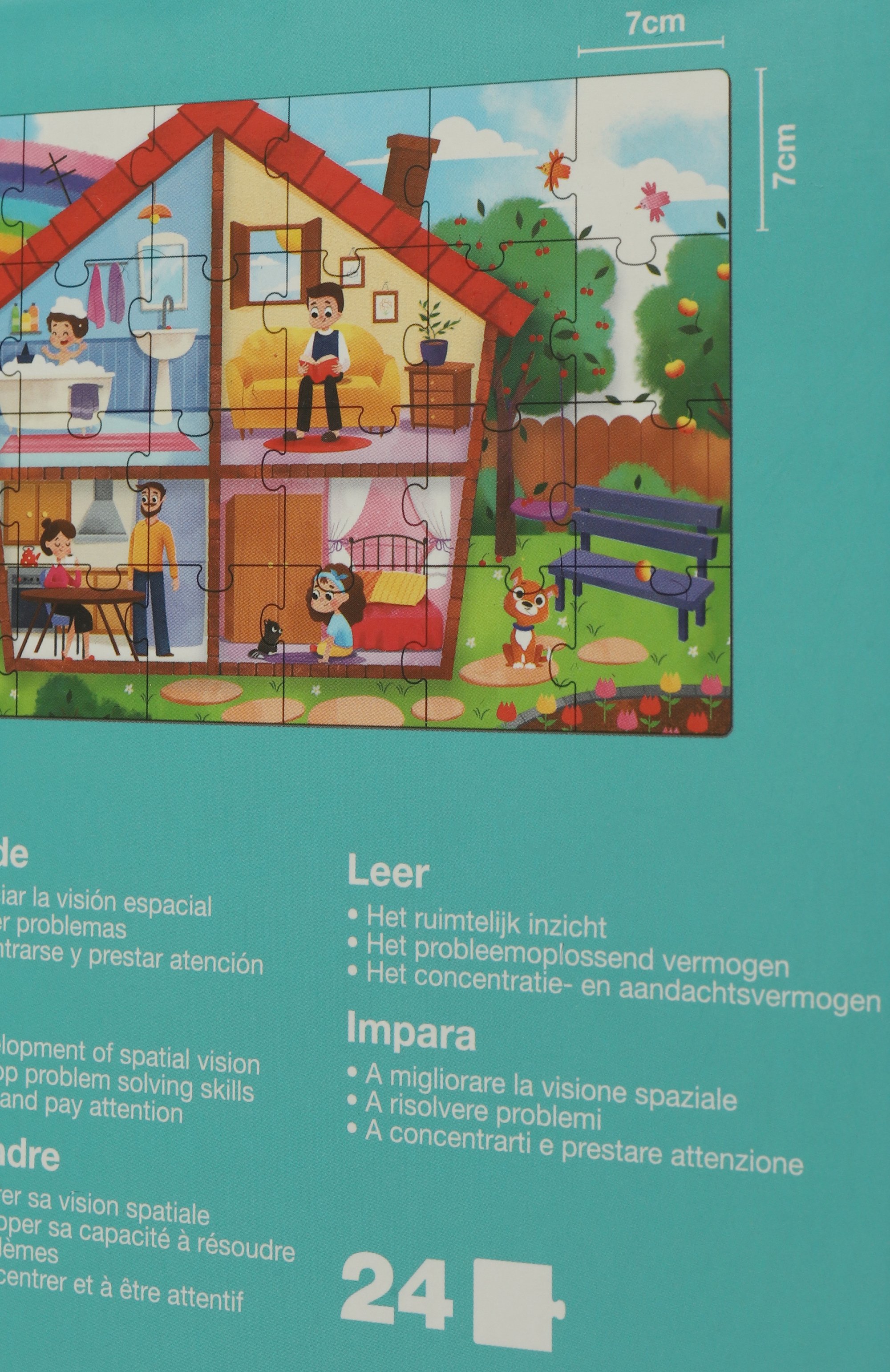 Мини-пазл дом APLI KIDS, арт. 13862, фото 3