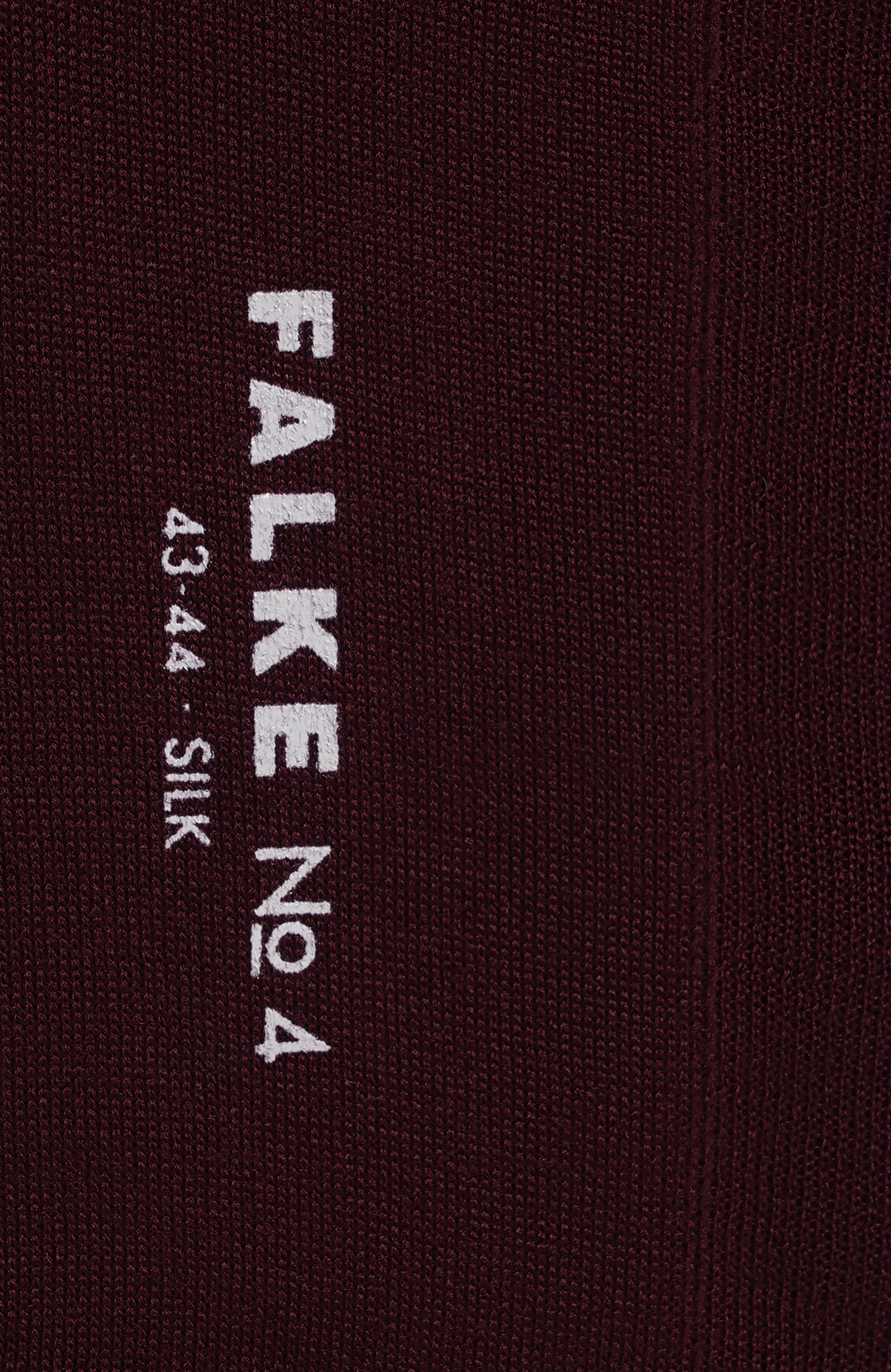 Шелковые гольфы FALKE темно-бордового цвета по цене 9160 руб., арт. 15661, фото 2 Шелковые гольфы FALKE, арт. 15661, фото 2