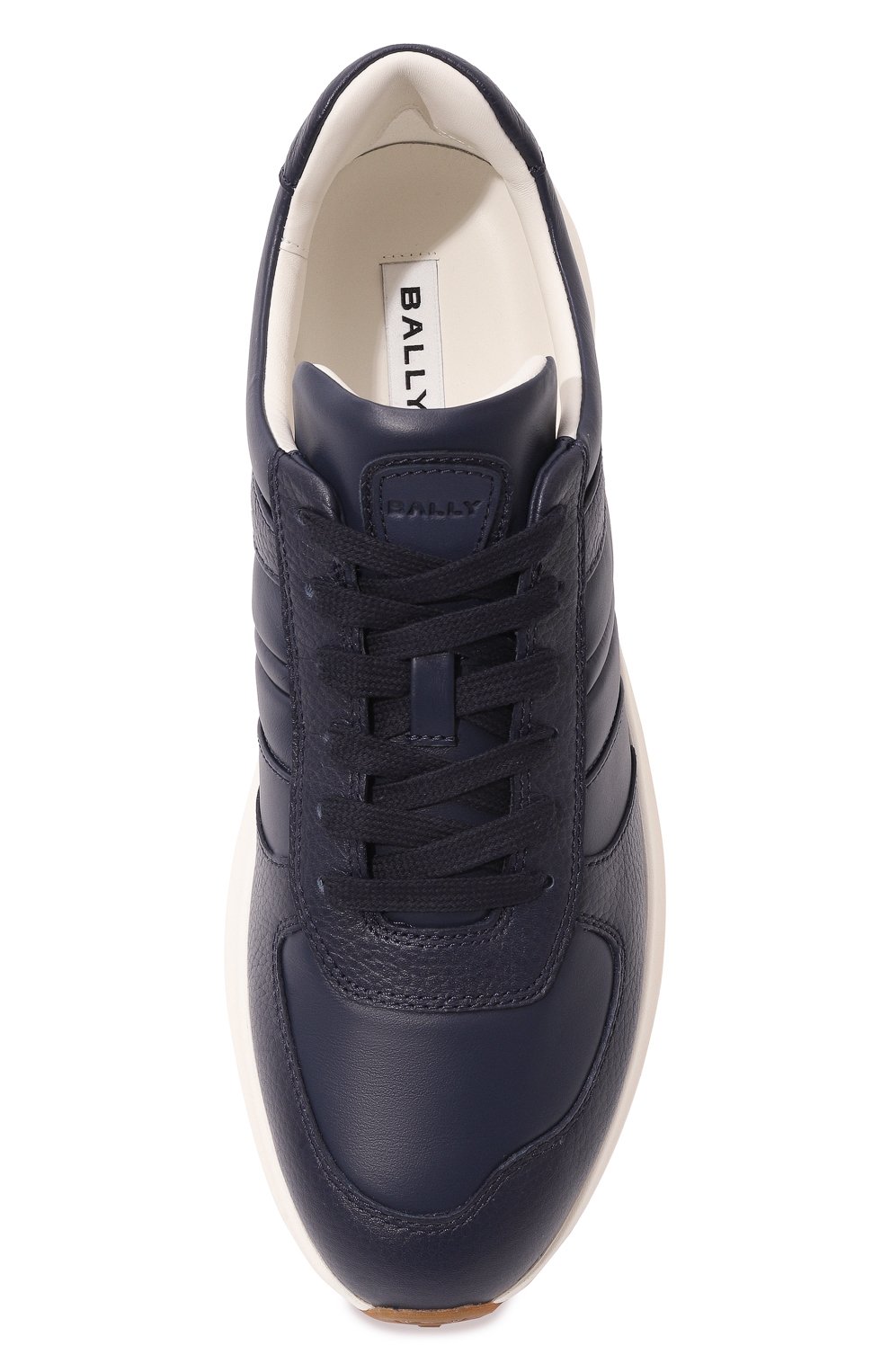 Кожаные кроссовки outline BALLY темно-синего цвета по цене 69350 руб., арт. MSK09S/VT238, фото 6 Кожаные кроссовки outline BALLY, арт. MSK09S/VT238, фото 6