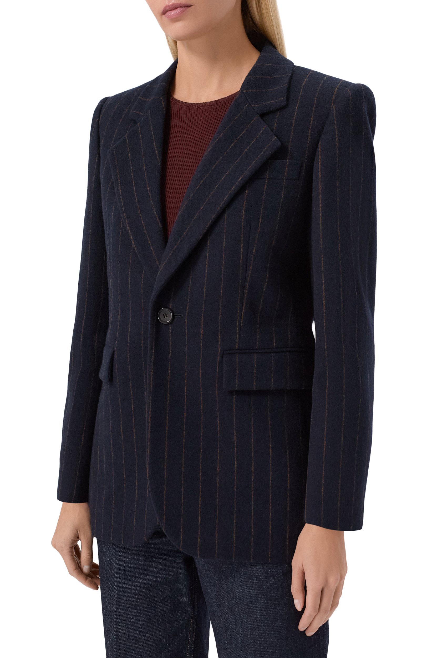 Жакет из шерсти и кашемира SAINT LAURENT, арт. 871064/Y3L67, фото 3