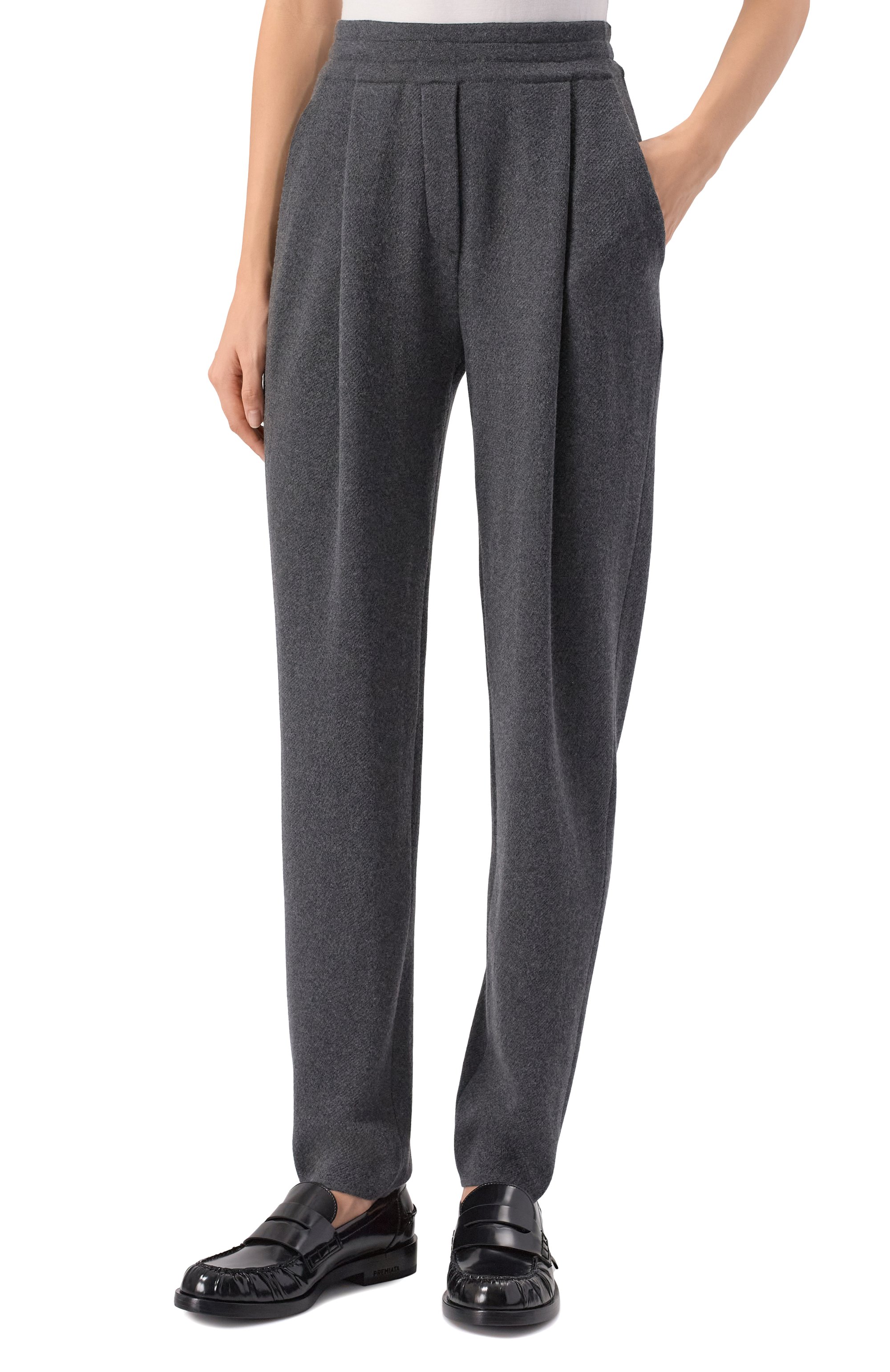 Брюки из шелка и кашемира FREEAGE, арт. W26.PT122.6030.991, фото 3